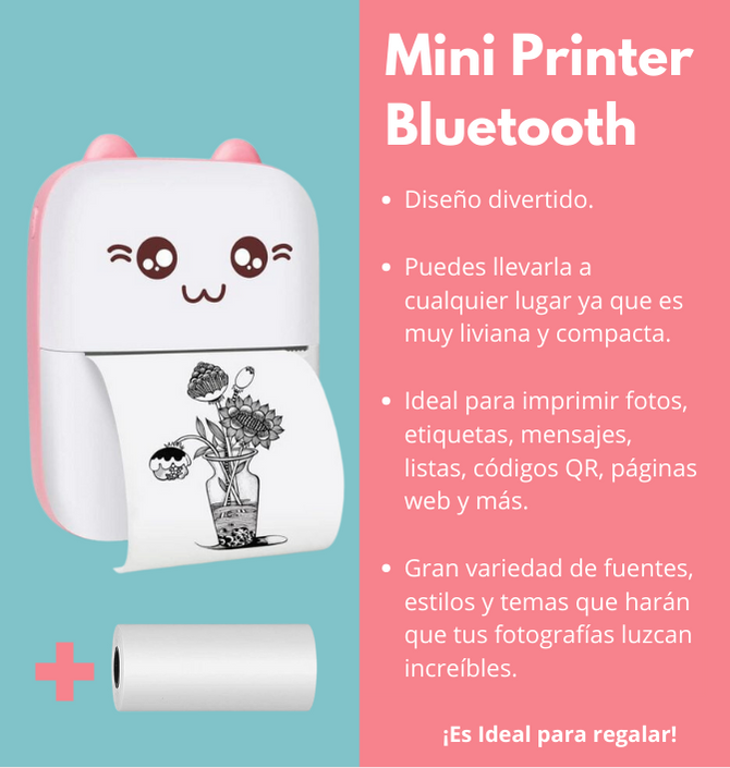 Mini Printer Bluetooth