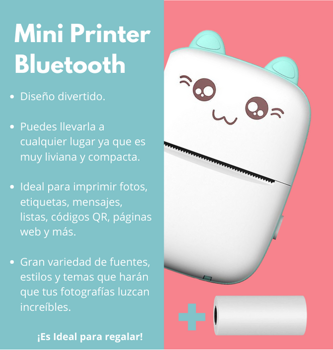 Mini Printer Bluetooth