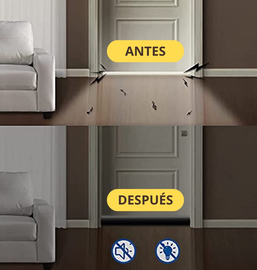 Protector aislante para puerta