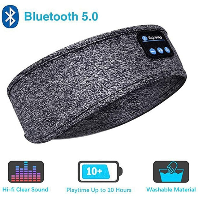 Antifaz y Cinta Elástica con Bluetooth