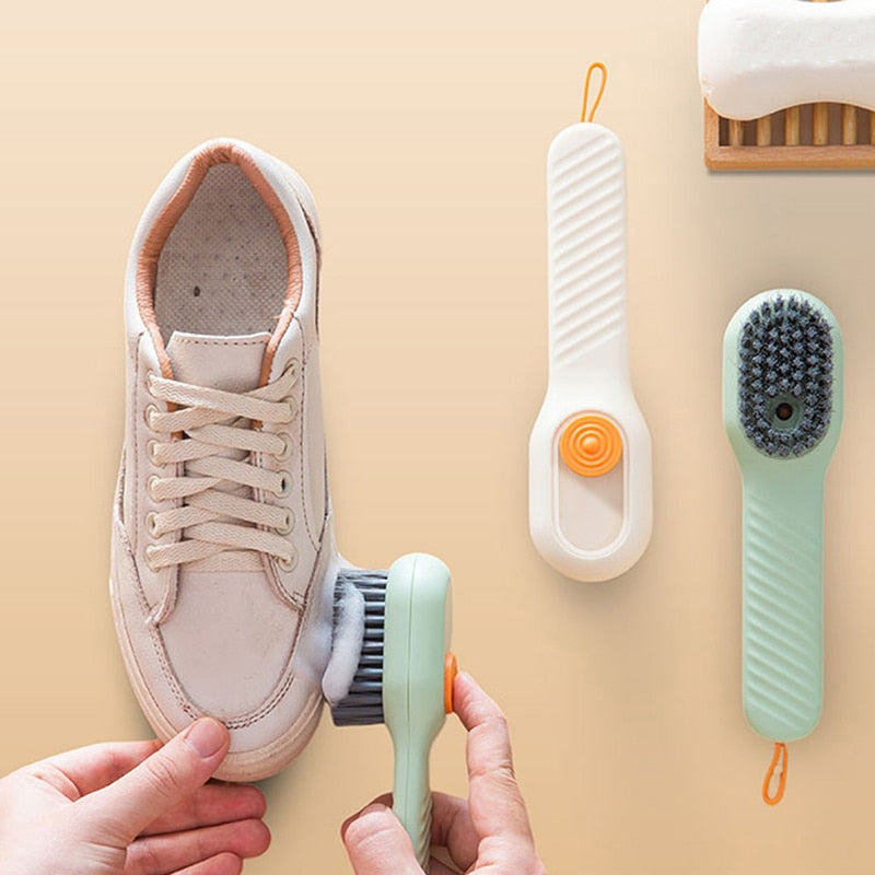 Shoe Brush - Cepillo con Dispensador de Jabón para Zapatos