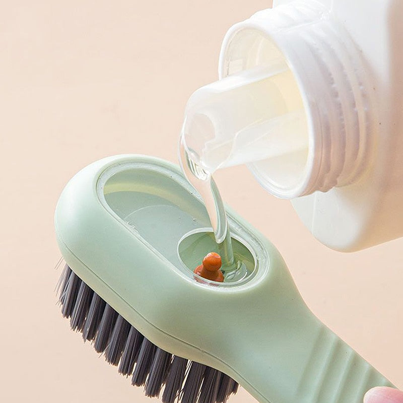 Shoe Brush - Cepillo con Dispensador de Jabón para Zapatos
