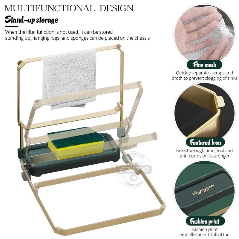 Colador Plegable para Fregadero