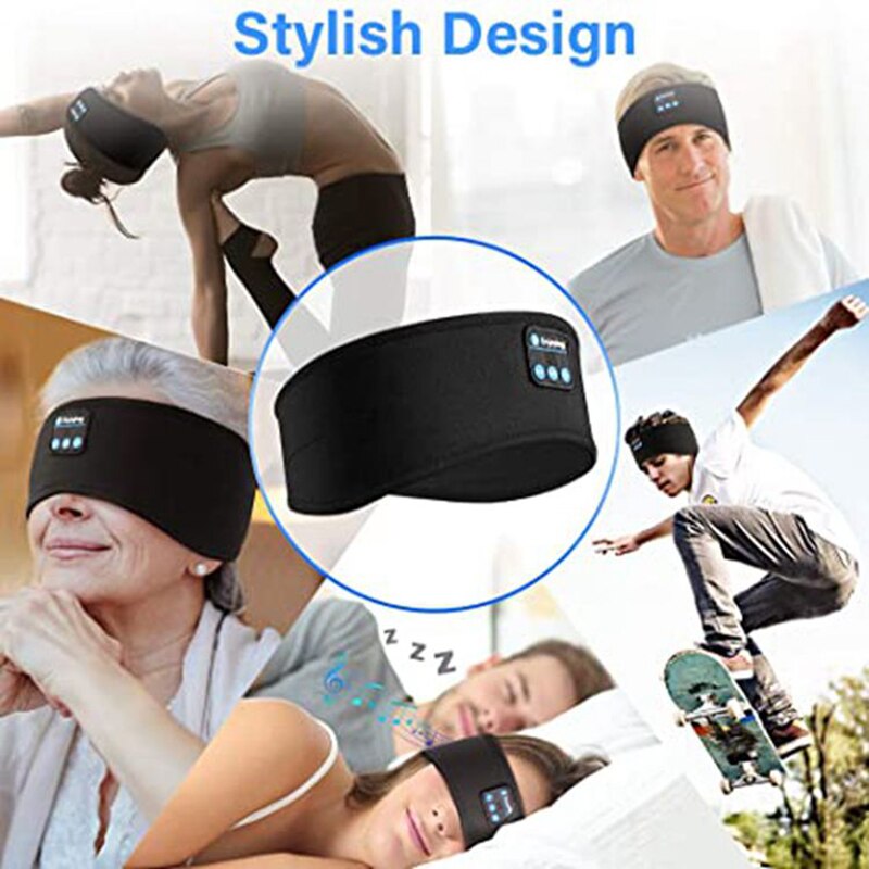 Antifaz y Cinta Elástica con Bluetooth