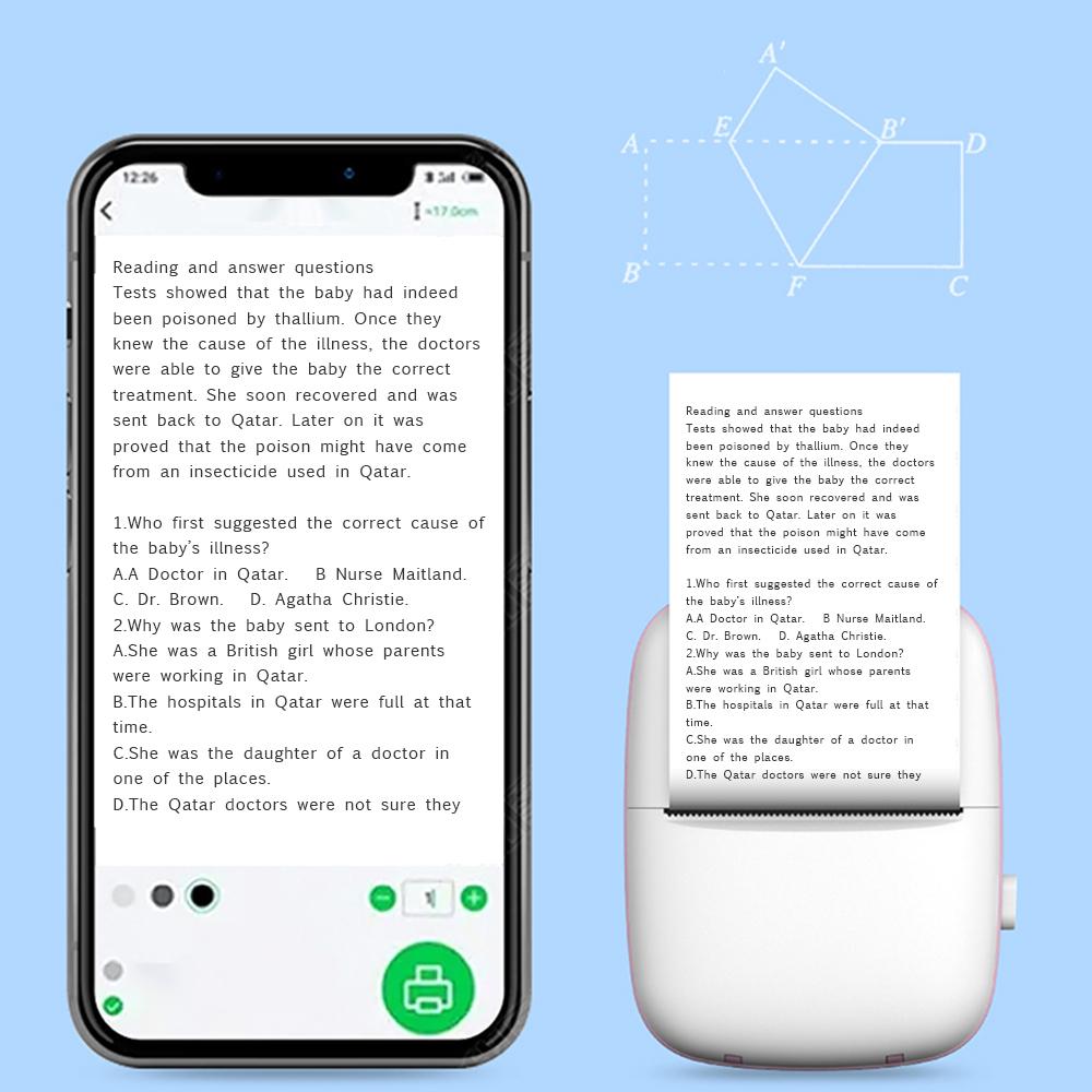 Mini Printer Bluetooth