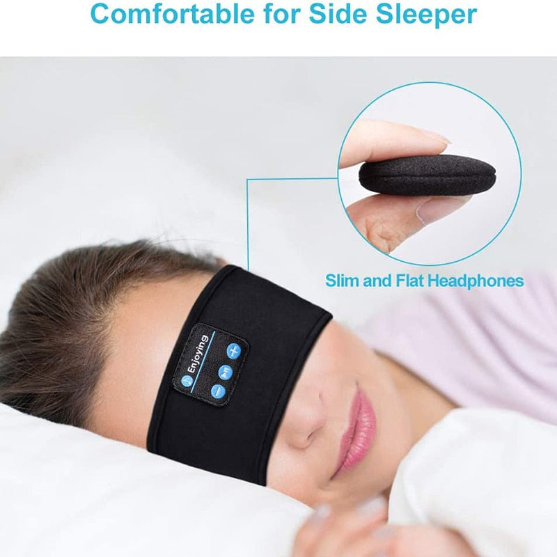 Antifaz y Cinta Elástica con Bluetooth