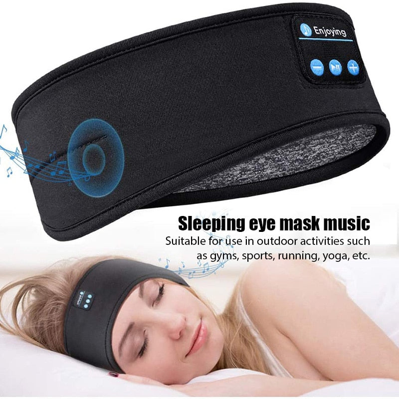 Antifaz y Cinta Elástica con Bluetooth
